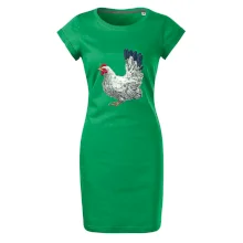 Sliepka kreslená biela