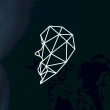 Párový motív srdca geometrie - ON Párový motív srdca geometrie - ON