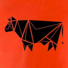 Origami krava z boku