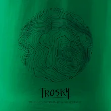 Trosky - vrstevnice v kruhu