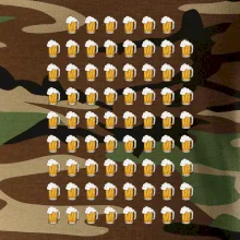 Narodeniny - 70x pivo