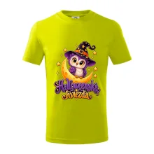 Halloweenska hviezda - sovička na mesiaci
