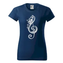 Husľový kľúč kvety