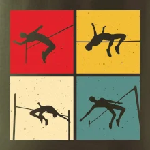 Skok do výšky vintage