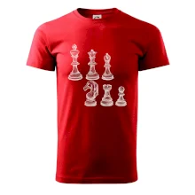 Šachové figúrky kreslené