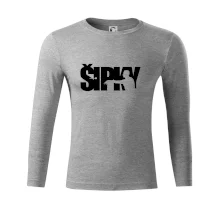 Šípky - nápis so šípkarom