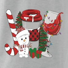 Vianoce, víno a snehuliak