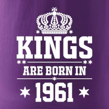Kings are born in 1961