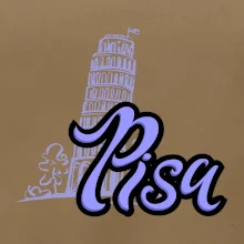 Pisa Lettering