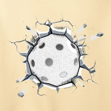 Florbal lopta v triku Florbal lopta v triku