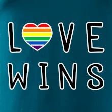 Love wins nápis