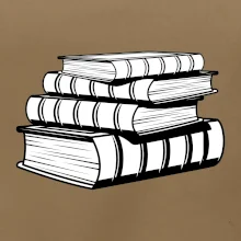 Knihy čiernobiele na sebe