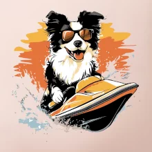 Border Kólia na vodnom skútri