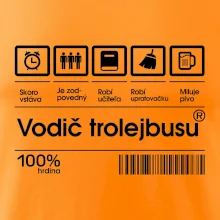Čiarový kód - Vodič trolejbusu Čiarový kód - Vodič trolejbusu