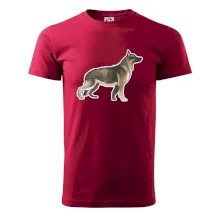 Nemecký ovčiak - hnedý kreslený Nemecký ovčiak - hnedý kreslený