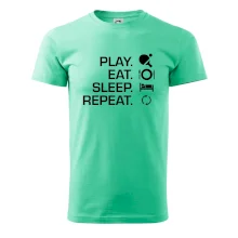 Stolný tenis - eat sleep Stolný tenis - eat sleep