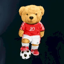 Futbalista medvedík číslo