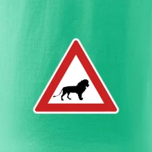 Dopravná značka - Pozor lev