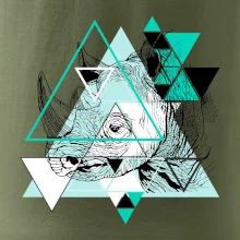 Biely nosorožec (Pecka design)