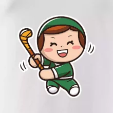 Ikona pozemný hokej chlapec / holka