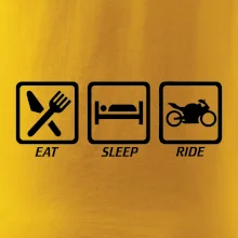 Eat sleep ride - cesta