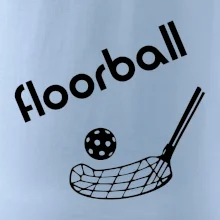 Floorball nápis šikmo