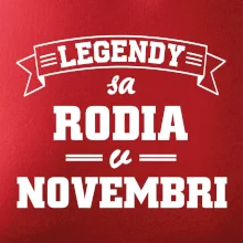 Legendy sa rodia v novembri