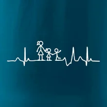Ekg mamička a dievča + chlapec