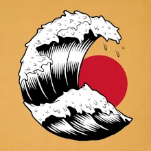 Japan culture - vlna