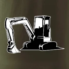 Bager bez nápisu čiernobiely