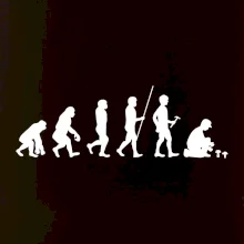 Evolúcia hubár muž