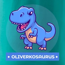 Dinosaurie mená - modrý dinosaurus Dinosaurie mená - modrý dinosaurus