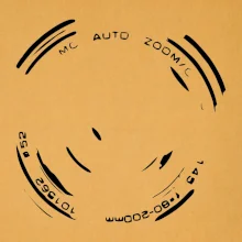 Foto objektív obrys