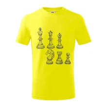 Šachové figúrky kreslené