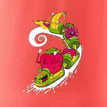 Milkshake vlak kreslený