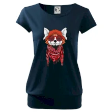 Červená panda hipster