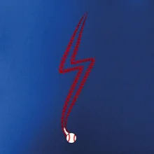 Baseballové švy jako blesk