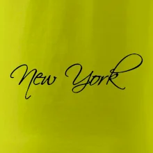 New York nápis písacím New York nápis písacím