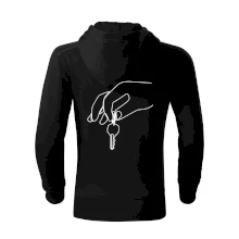 Kľúče a ruka jedným ťahom