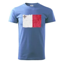 Vlajka Malta ohrýzaná