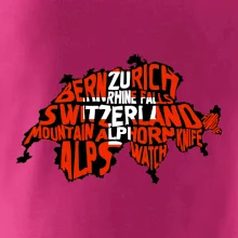 Mapy - názvy miest - Švajčiarsko