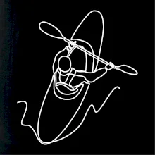 Kajak zhora jedným ťahom