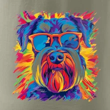 Bradáč farebný štýl 70s