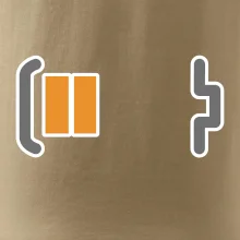 Rodinné tričká - batéria - otecko