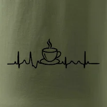 EKG hrnček kávy EKG hrnček kávy