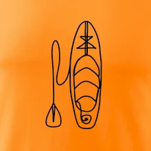 Paddleboard jedním tahem