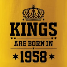 Kings are born in 1958