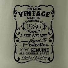 Vintage Etiketa - 1986