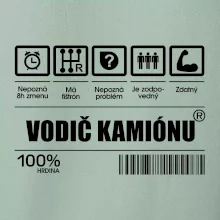Čiarový kód - Vodič kamiónu