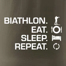 Biathlon Eat Sleep Repeat